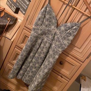 J.O.A blue floral dress